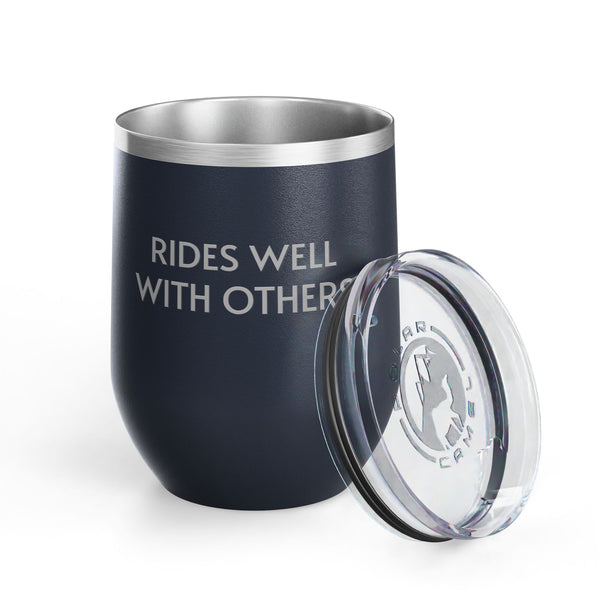 Wine Tumbler, 12oz - Rides Well With Others