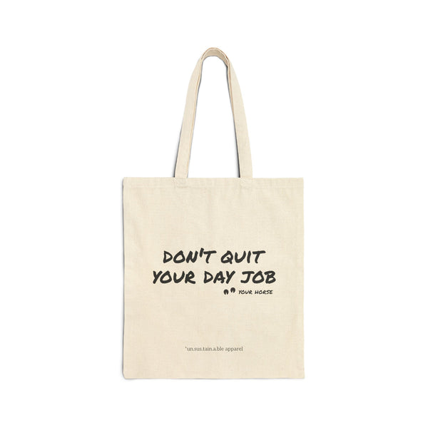 Cotton Canvas Tote Bag - Day Job