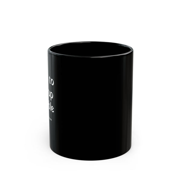 Black Mug (11oz, 15oz)- Likes To Stirrup Trouble