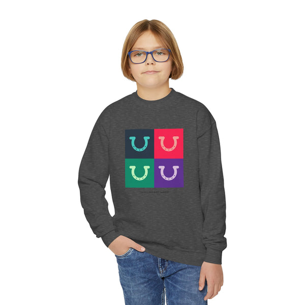 Youth Crewneck Sweatshirt - My Lucky Horseshoe