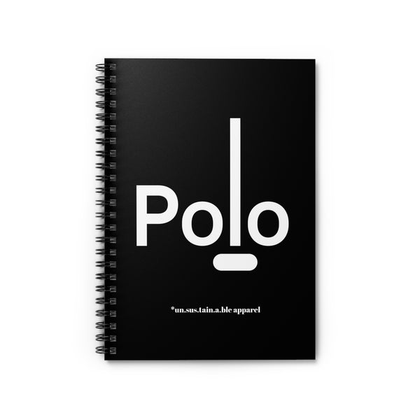 Spiral Notebook - Ruled Line - Polo