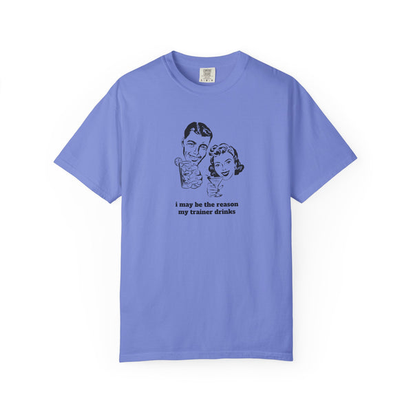 Unisex Garment-Dyed T-shirt - Trainer/Drinks