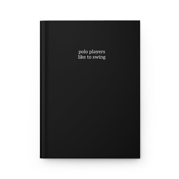 Hardcover Journal Matte - Polo Players
