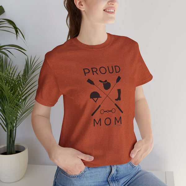 Unisex Jersey Short Sleeve Tee - Proud Mom - Crops