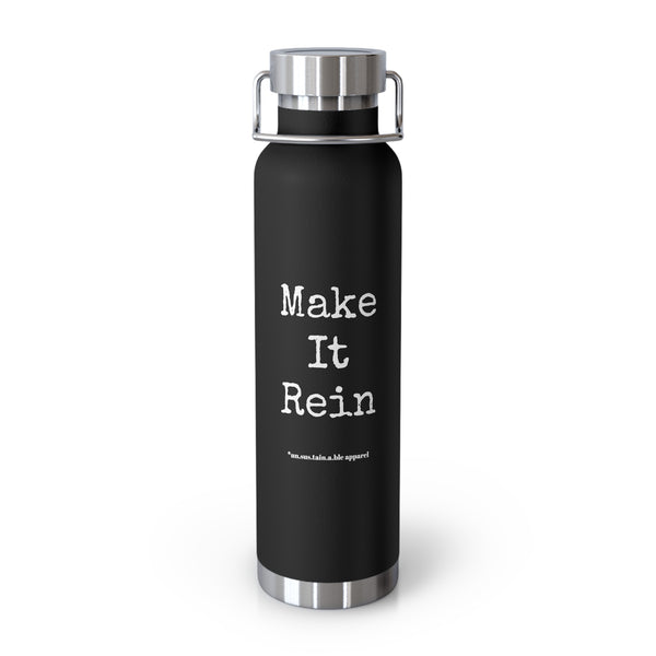 Copper Vacuum Insulated Bottle, 22oz - Make It Rein