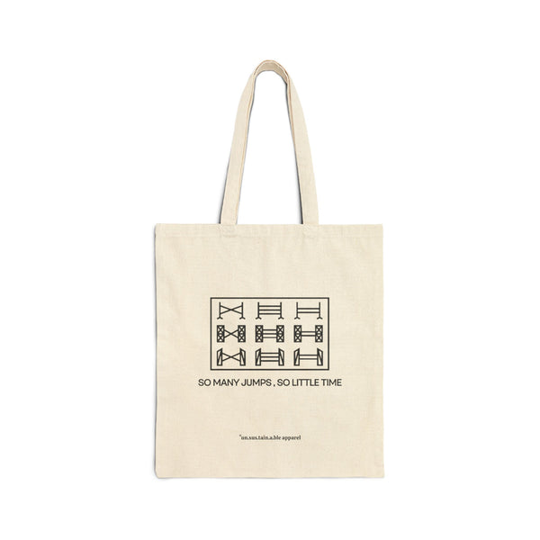 Cotton Canvas Tote Bag - So many Jumps