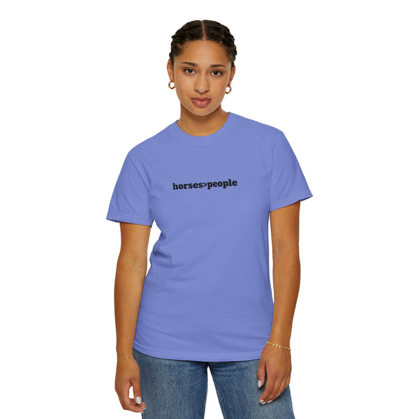 Unisex Garment-Dyed T-shirt - Horses>People