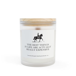 Frosted Glass Candle, 11oz - Really Expensive