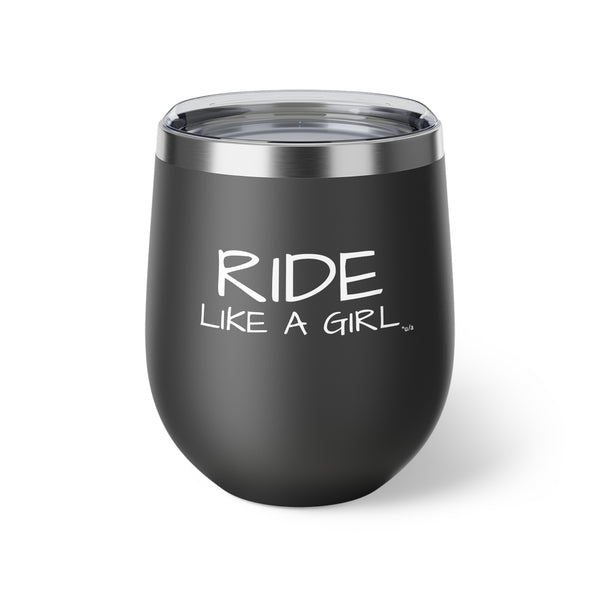 Copper Vacuum Insulated Cup, 12oz - Ride Like A Girl