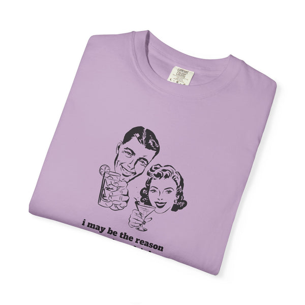 Unisex Garment-Dyed T-shirt - Trainer/Drinks