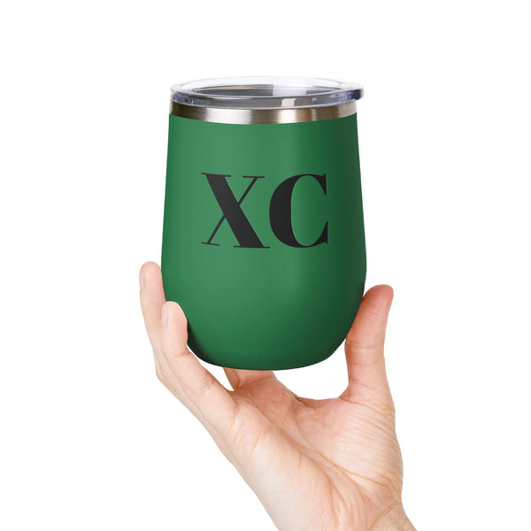 Wine Tumbler, 12oz - XC - Cross Country