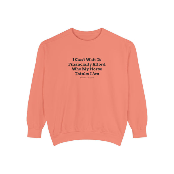 Unisex Garment-Dyed Sweatshirt - Financially Afford