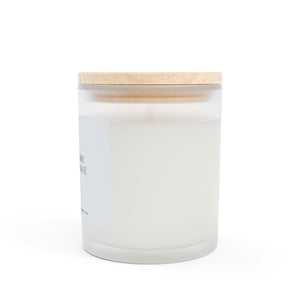 Frosted Glass Candle, 11oz - Hold On A Sec