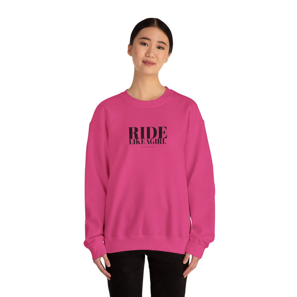 Unisex Heavy Blend™ Crewneck Sweatshirt - Ride Like A Girl