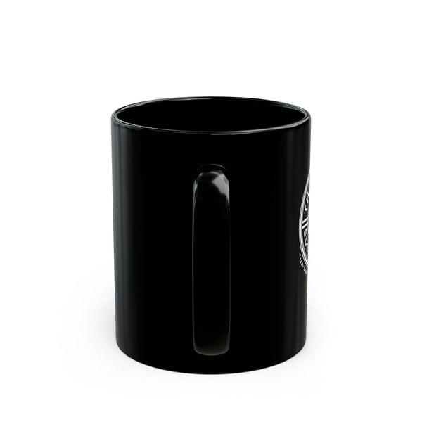 Black Mug (11oz, 15oz) - This Is Not Sustainable - Logo