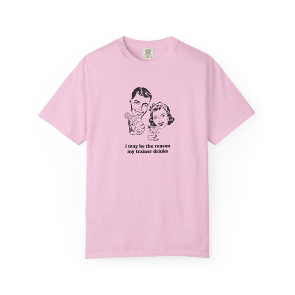 Unisex Garment-Dyed T-shirt - Trainer/Drinks