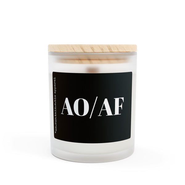 Frosted Glass Candle, 11oz - AO/AF