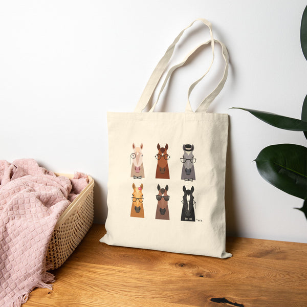 Cotton Canvas Tote Bag - The Usual Suspects