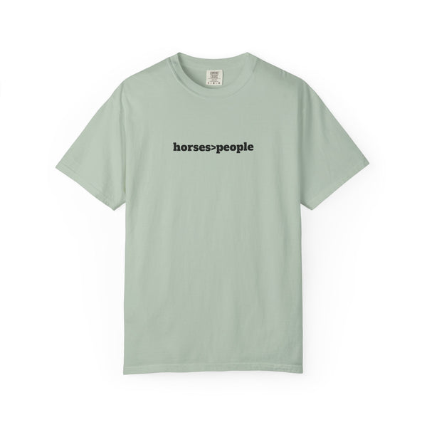 Unisex Garment-Dyed T-shirt - Horses>People