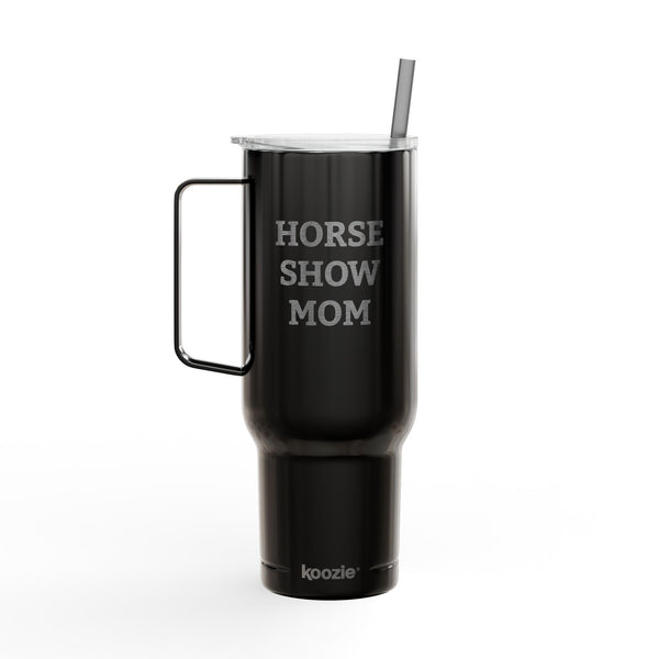 Insulated Tumbler with Lid, 40oz (Engraving) - Horse Show Mom