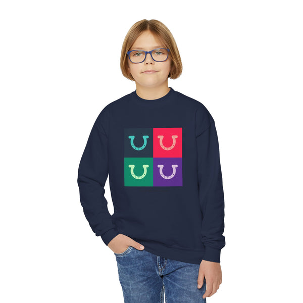 Youth Crewneck Sweatshirt - My Lucky Horseshoe