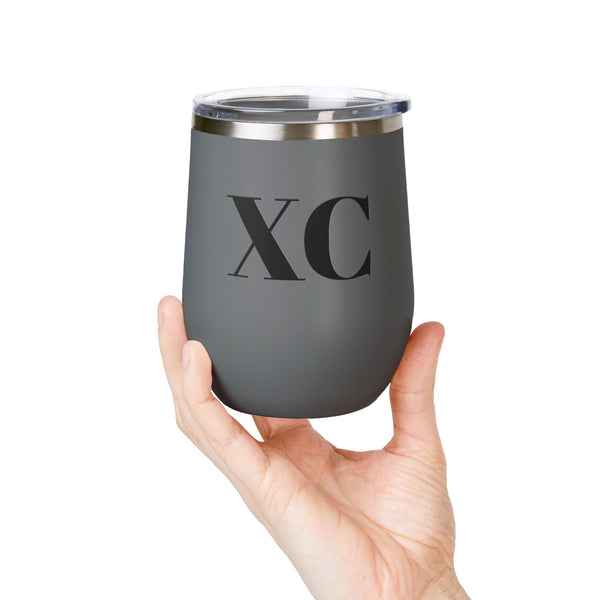 Wine Tumbler, 12oz - XC - Cross Country