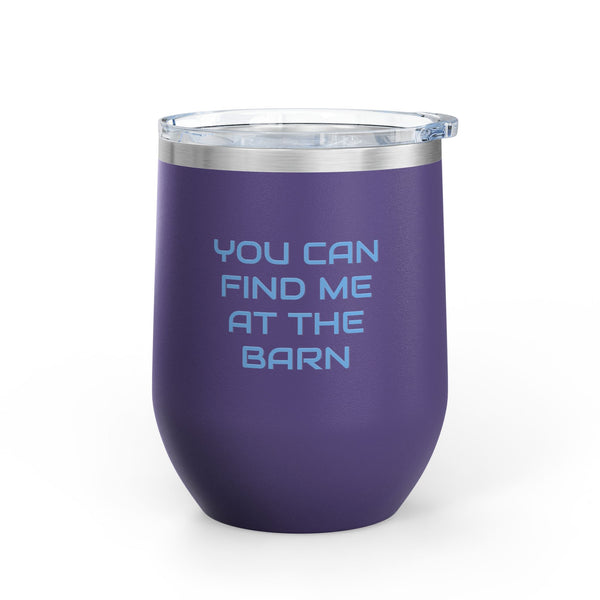 Wine Tumbler, 12oz - At The Barn - Color Options