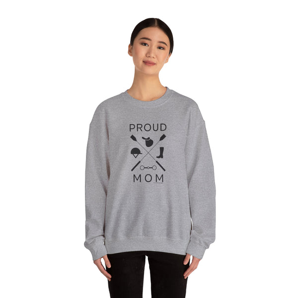 Unisex Heavy Blend™ Crewneck Sweatshirt - Proud Mom - Crop