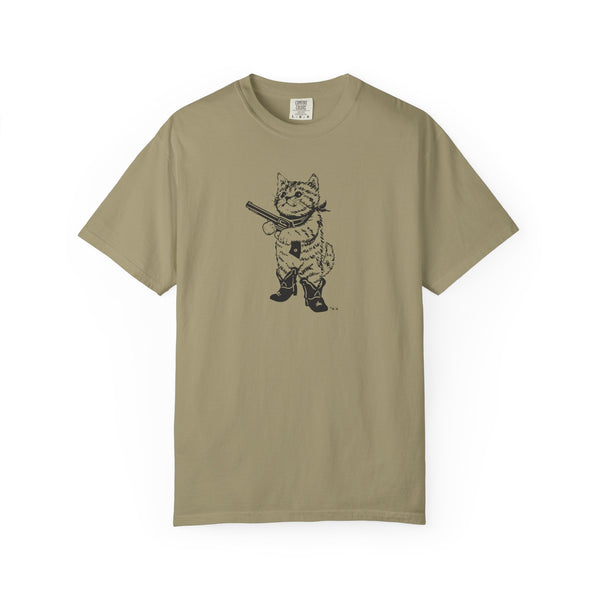 Unisex Garment-Dyed T-shirt - Pew Pew/Mew Mew
