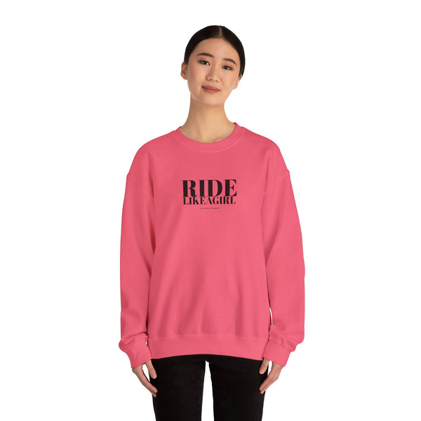 Unisex Heavy Blend™ Crewneck Sweatshirt - Ride Like A Girl