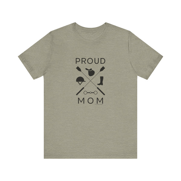 Unisex Jersey Short Sleeve Tee - Proud Mom - Crops