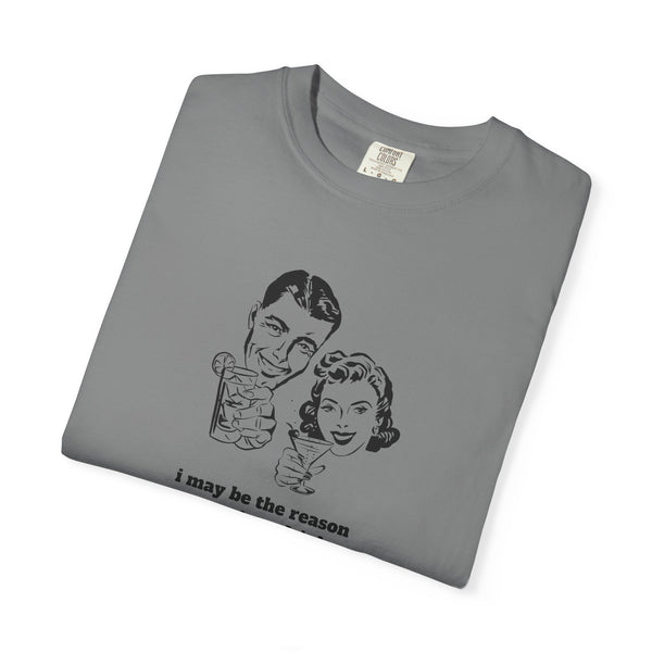 Unisex Garment-Dyed T-shirt - Trainer/Drinks