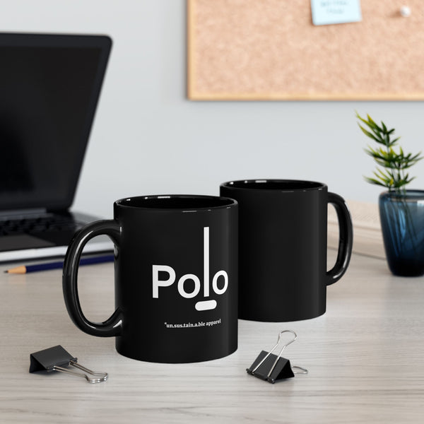 Black Mug (11oz, 15oz) - Polo