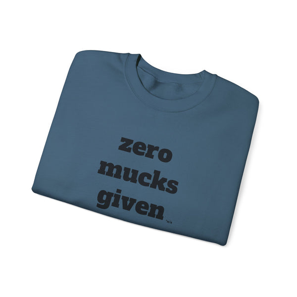 Unisex Heavy Blend™ Crewneck Sweatshirt - Zero Mucks Given