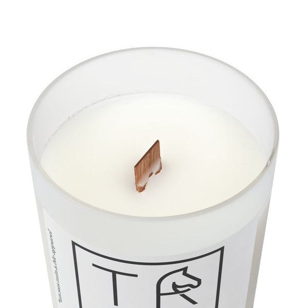 Frosted Glass Candle, 11oz - TROT