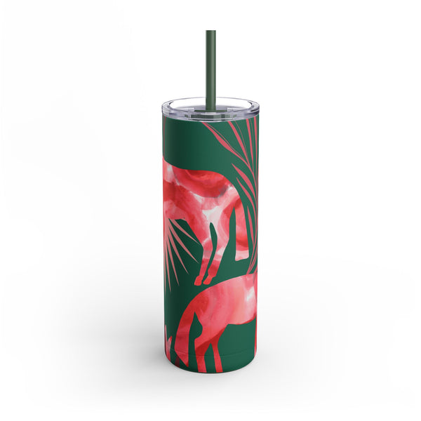 Maars Maker Skinny Matte Tumbler, 20oz - Ponies & Palms