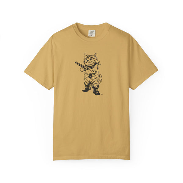 Unisex Garment-Dyed T-shirt - Pew Pew/Mew Mew