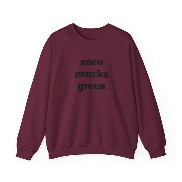 Unisex Heavy Blend™ Crewneck Sweatshirt - Zero Mucks Given