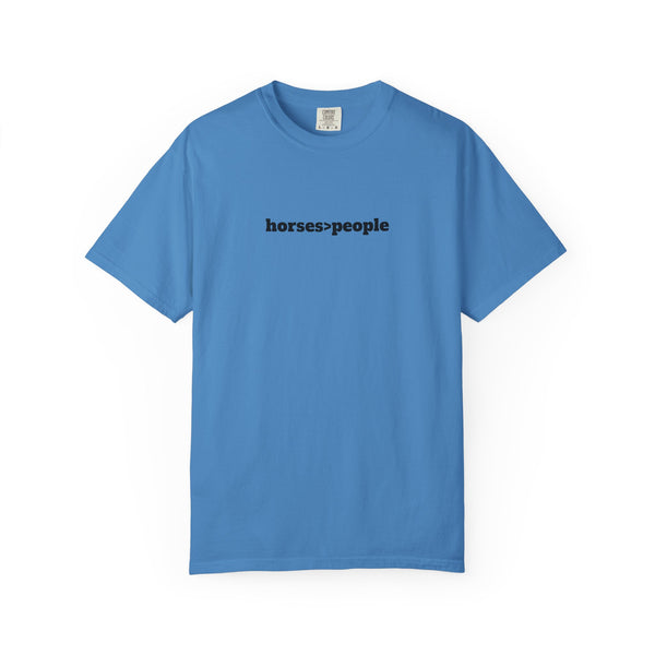 Unisex Garment-Dyed T-shirt - Horses>People