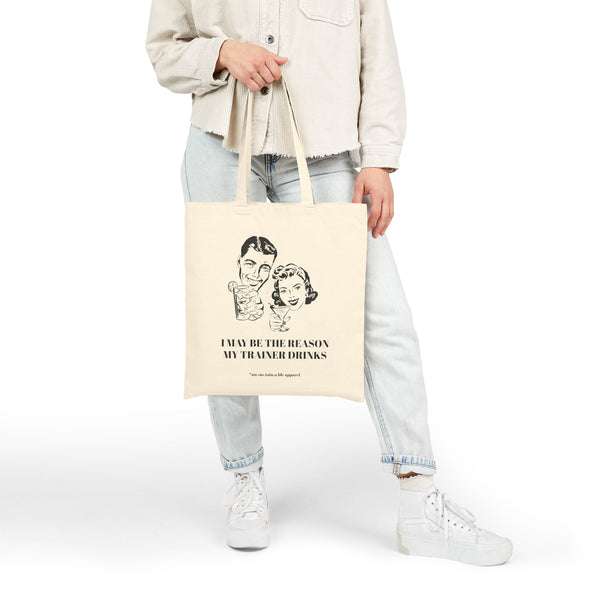 Cotton Canvas Tote Bag - Trainer Drinks