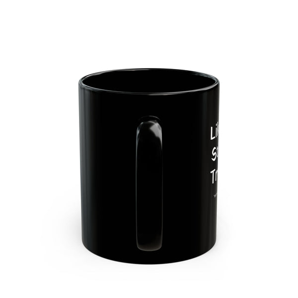 Black Mug (11oz, 15oz)- Likes To Stirrup Trouble