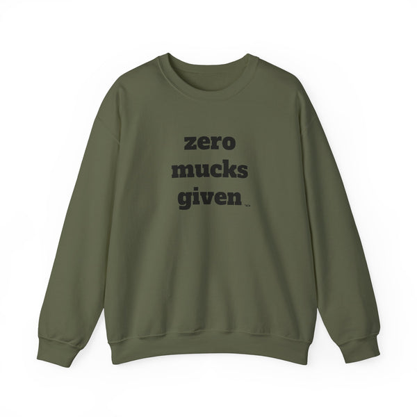 Unisex Heavy Blend™ Crewneck Sweatshirt - Zero Mucks Given