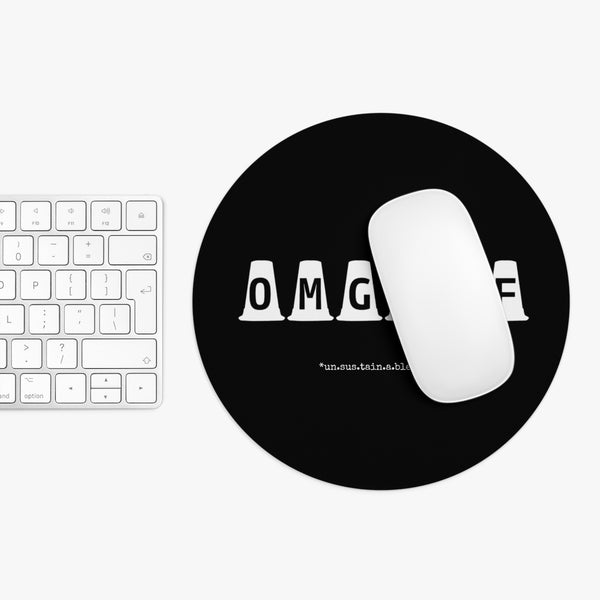 Mouse Pad  - OMGWTF - Black