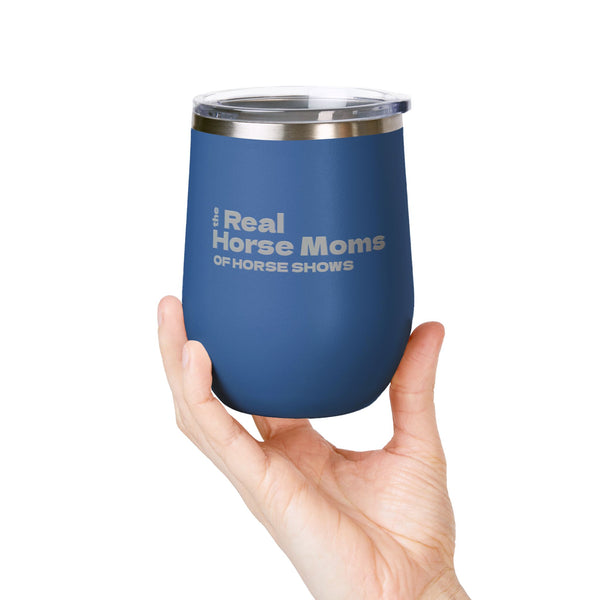Wine Tumbler, 12oz - Real Horse Moms
