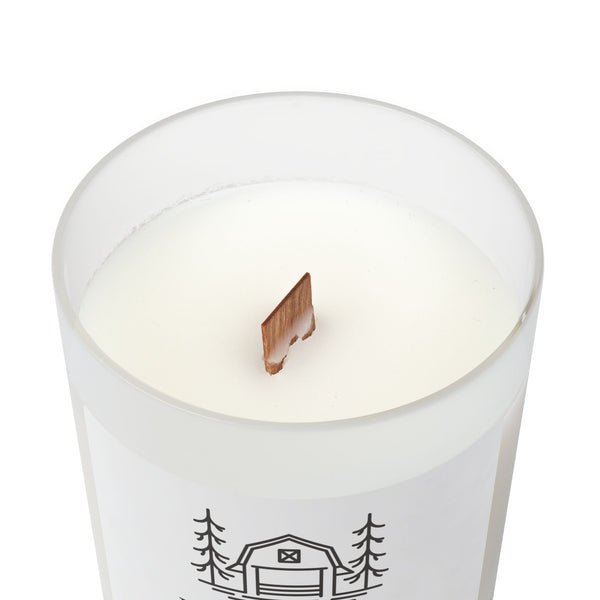 Frosted Glass Candle, 11oz - Funny Farm