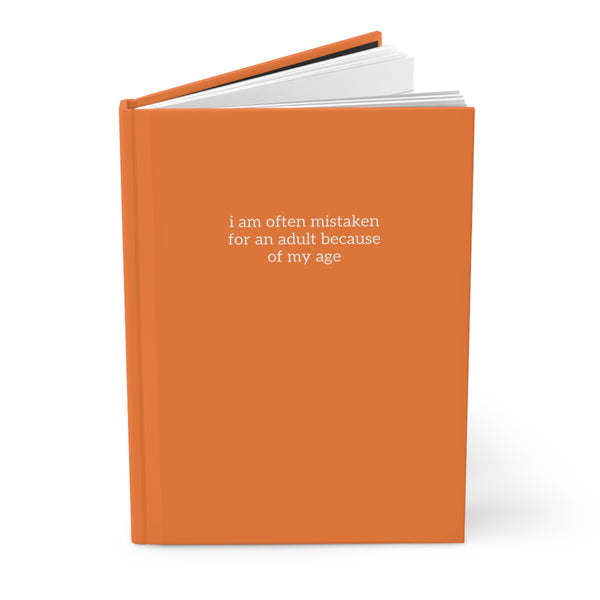 Hardcover Journal Matte - Mistaken For An Adult