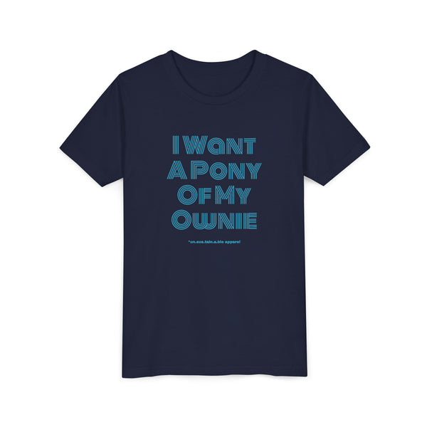 Youth Short Sleeve Tee - Pony Of My Ownie