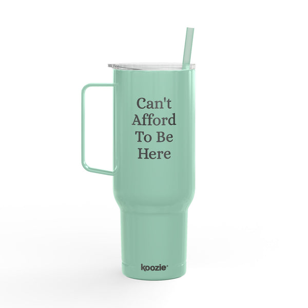 Insulated Tumbler with Lid, 40oz (Engraving) - Can't Afford