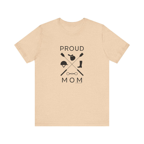 Unisex Jersey Short Sleeve Tee - Proud Mom - Crops