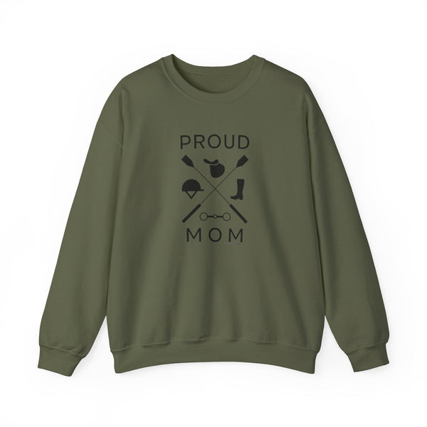 Unisex Heavy Blend™ Crewneck Sweatshirt - Proud Mom - Crop